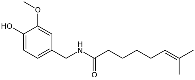 capsaicin, 2D